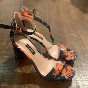 Nine West tropical heels
